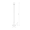 Lampa wisząca HERMANOS C Nowodvorski 8192 czarny