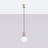 Sollux Lighting Lampa wisząca HALO 1 taupe SL.1744