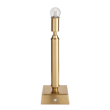 Lampa stołowa Endon Lighting Trobridge Rechargeable 110457 mosiądz