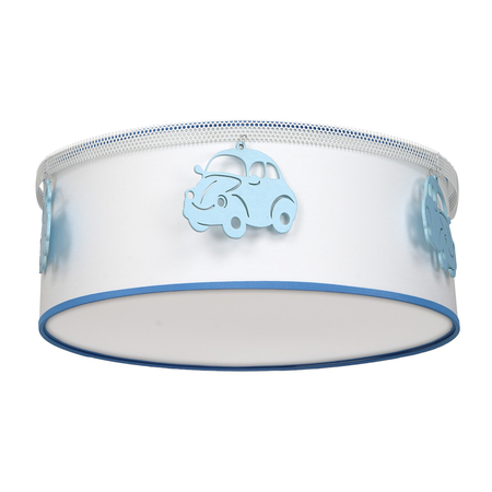 Milagro Lampa sufitowa AUTOMOBILE 2xE27 MLP8285 BIAŁY / NIEBIESKI