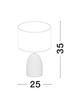 Lampa stołowa Luces Exclusivas CUATRO - szary LE43439