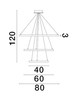 Lampa wisząca Luces Exclusivas IRUN - czarny mat LE43301