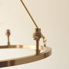Lampa wisząca Endon Lighting Chester 111203 mosiądz