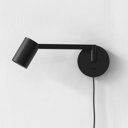 Kinkiet Astro Ascoli Swing Plug In 1286138 Matowy Czarny