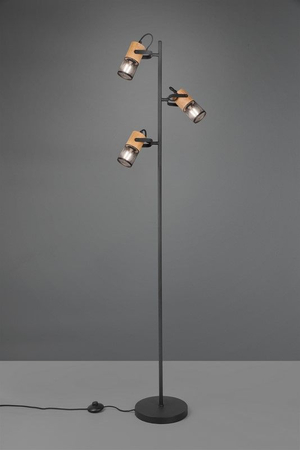 Lampa podłogowa Trio 404300332 czarny