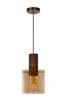 Lampa wisząca Lucide TOLEDO 74405/01/62 biały/miedziany