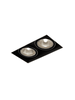 Oprawa podtynkowa AQform 37012-0000-U8-PH-12 SQUARES 50x2 trimless 230V Czarny struktura