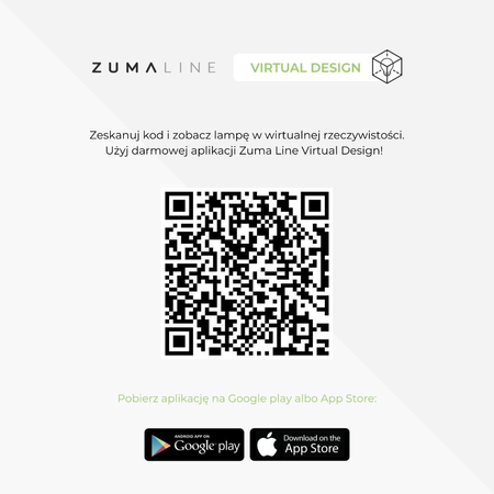 Lampa sufitowa Zuma Line Loya P0461-01A-K4K4 Shiny Gold