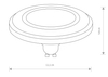 Żarówka ES111 LED LENS 3000K 9345 Nowodvorski Lighting