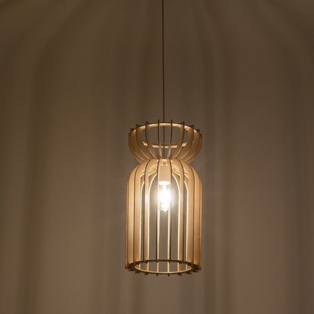 Lampa wisząca KYMI A Nowodvorski 10570 drewniany