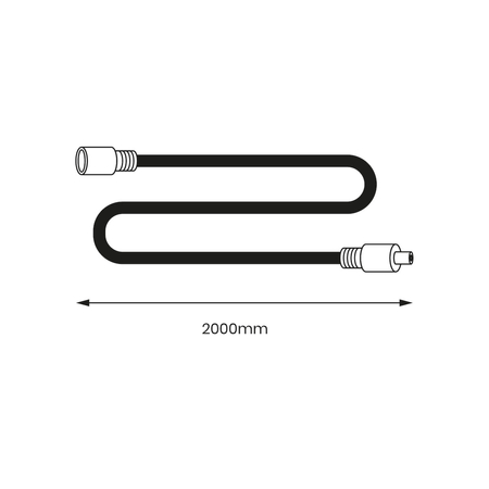 Eko-Light Kabel przedłużający do Fokus 60W - 2m EKO9765