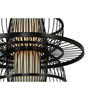 Light Prestige Rattanowa lampa wisząca Astra czarna 1xE27 LP-3110/1P BK