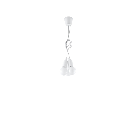 Sollux Lighting Lampa wisząca DIEGO 3 biała SL.0570