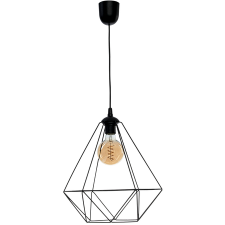 Milagro Lampa wisząca BASKET BLACK 1xE27 MLP7214 CZARNY