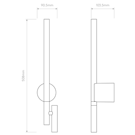 Kinkiet Astro Baton Reader LED 1475013 Matowy Nikiel