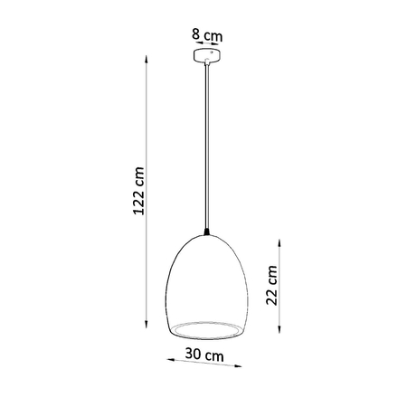 Sollux Lighting Lampa wisząca ceramiczna FLAWIUSZ SL.0848