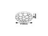 Lampa sufitowa Rabalux Andela 6039 srebrny