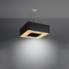 Sollux Lighting Żyrandol URANO 60 czarny SL.0784
