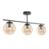 Lampa sufitowa Kaja DELTA K-5164 czarny, bursztynowy