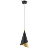 Lampa wisząca Italux Raalto PND-433128-1A Czarny, złoty