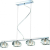 Lampa wisząca RUBIC 4 Azzardo AZ0493 clear / chrome
