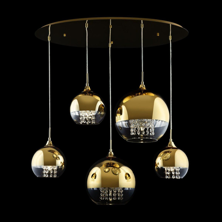 Lampa wisząca Maytoni Fermi P140-PL-170-5-G Gold