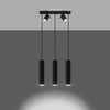 Sollux Lighting Lampa wisząca SAVAR 1 czarna SL.1132