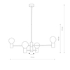 Lampa wisząca RADIUS Nowodvorski 7931 czarny