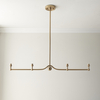 Lampa wisząca Endon Lighting Santiago 108211 mosiądz