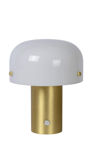 Lampa stołowa Lucide TIMON 05538/01/02 biały/złoty