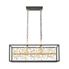 Lampa wisząca Zuma Line P0578-06C-P7TF SPRING LAMPA WISZĄCA CZARNO-ZŁOTA/BLACK-GOLD