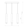 Lampa wisząca EYE WHITE ZWIS III Nowodvorski 6481 