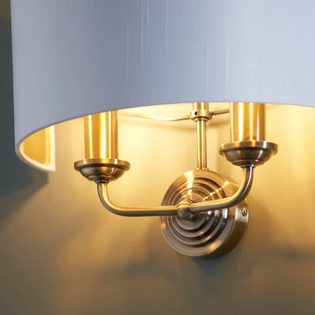 Kinkiet Endon Lighting Highclere 98937 mosiądz