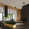 Sollux Lighting Plafon NERO 2 czarny/chrom SL.1065