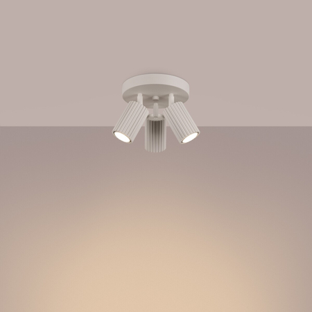 Sollux Lighting Plafon KARBON 3P beżowy SL.1601