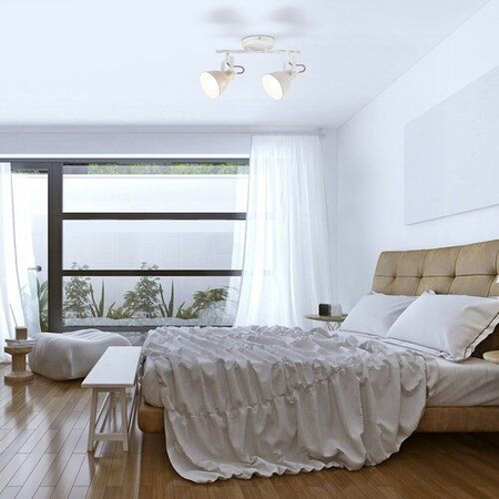 Oczko Rabalux Vivienne 5967 biały antyk