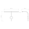 Kinkiet Astro Mondrian 400 Frame Mounted LED 1374039 Matowy Czarny
