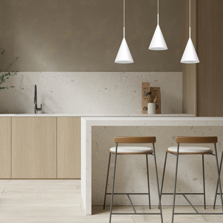 Milagro Lampa wisząca Capital Biały Ø17cm 1xGX53 MLP0965 BIAŁY