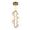 Milagro Lampa wisząca BOLLA GOLD 17W LED ML1422 ZŁOTY
