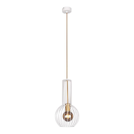 Lampa wisząca ARVI WHITE Kaja K-4525 biały/złoty