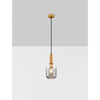 Lampa wisząca Luces Exclusivas QUERISA LE45215 złoty i odcienie złota, szary i odcienie szarości