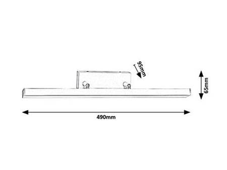 Lampa łazienkowa Rabalux Andrew 5782 biały matowy