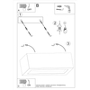 Sollux Lighting Kinkiet VEGA 30 beton SL.0992