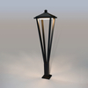 Lampa zewnętrzna Italux OFL-22474-L-BK Czarny piaskowany