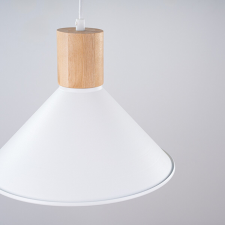 Sollux Lighting Lampa wisząca JAGA biała SL.1319