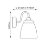 Kinkiet Endon Lighting Ashbury 77088 chrom