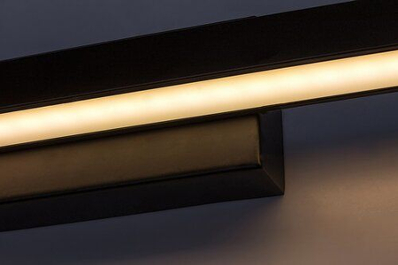 Lampa łazienkowa Rabalux John 5732 czarny matowy