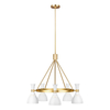 Żyrandol Elstead Lighting Joan biały FE-JOAN5-MW