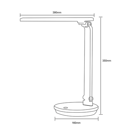 Lampa biurkowa Zuma Line SM-542-BL LAMPA BIURKOWA CZARNA/BLACK