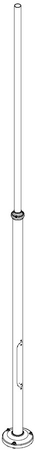 LAMPPOST 1275 ALU o50 260-400CM REVISION DOOR